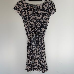 Leopard print Rebecca Taylor mini dress